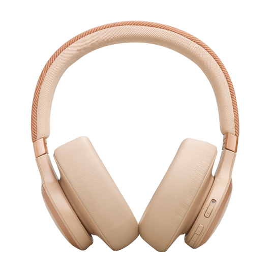 JBL Live 770NC - Sandstone - Wireless Over-Ear Headphones with True Adaptive Noise Cancelling - Back